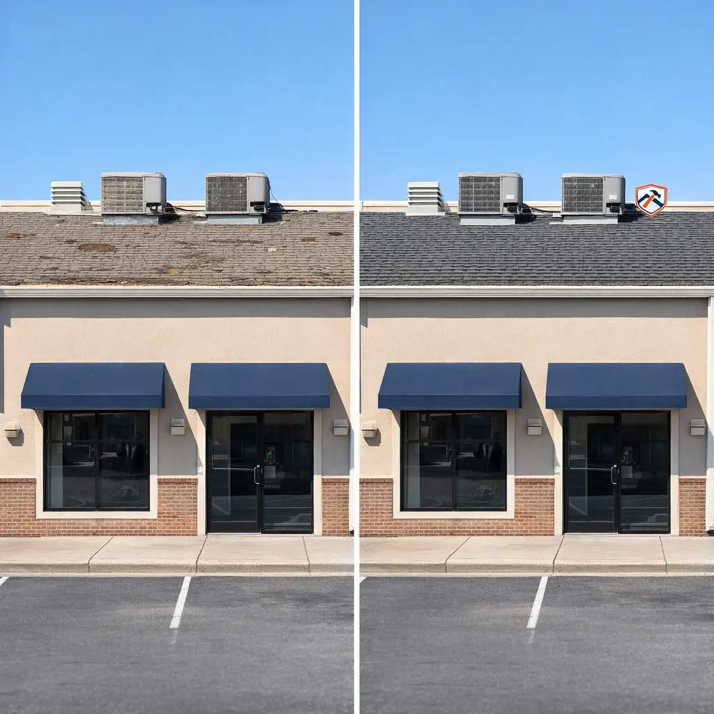 Commercial Roofers Greenville SC - Before & After 3